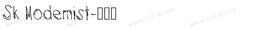 Sk Modemist字体转换